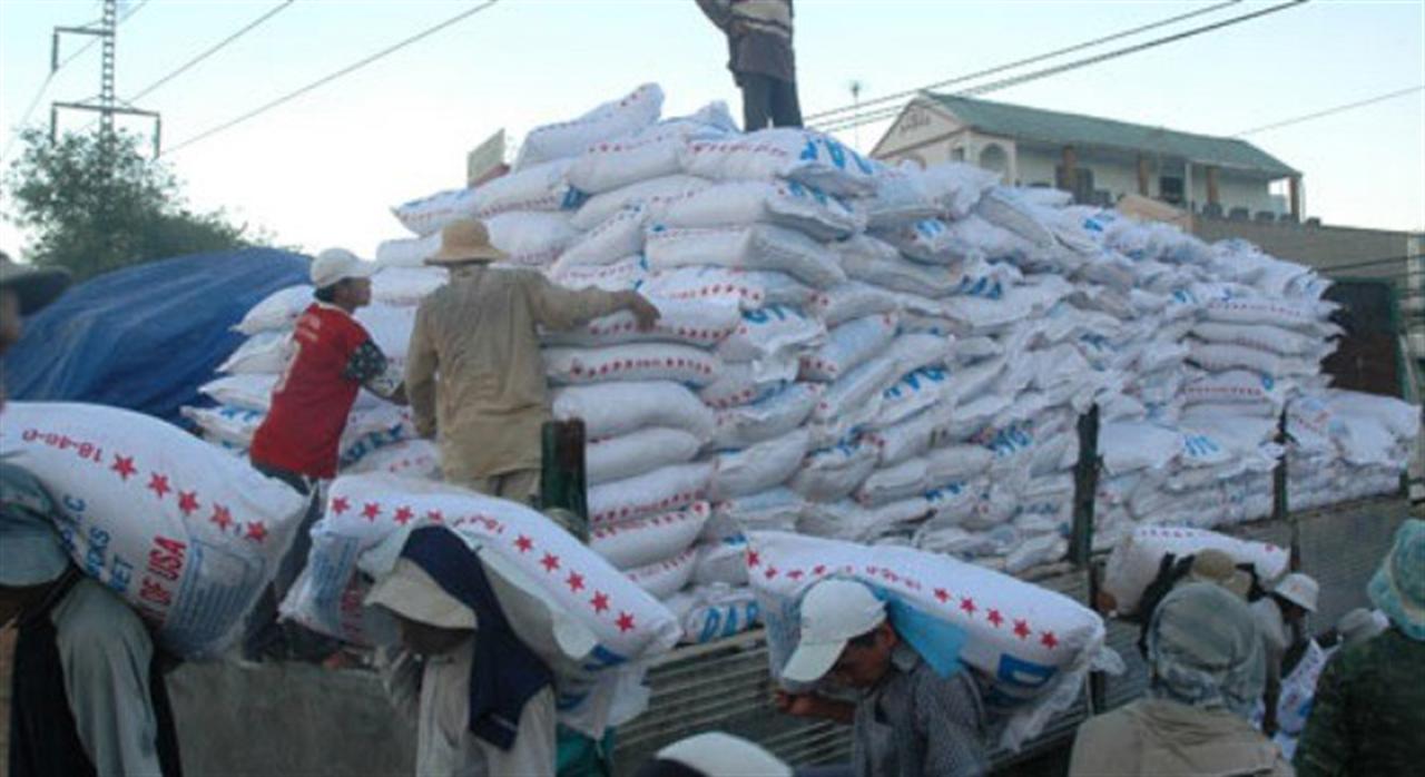 Nhập khẩu phân bón từ Trung Quốc giảm mạnh