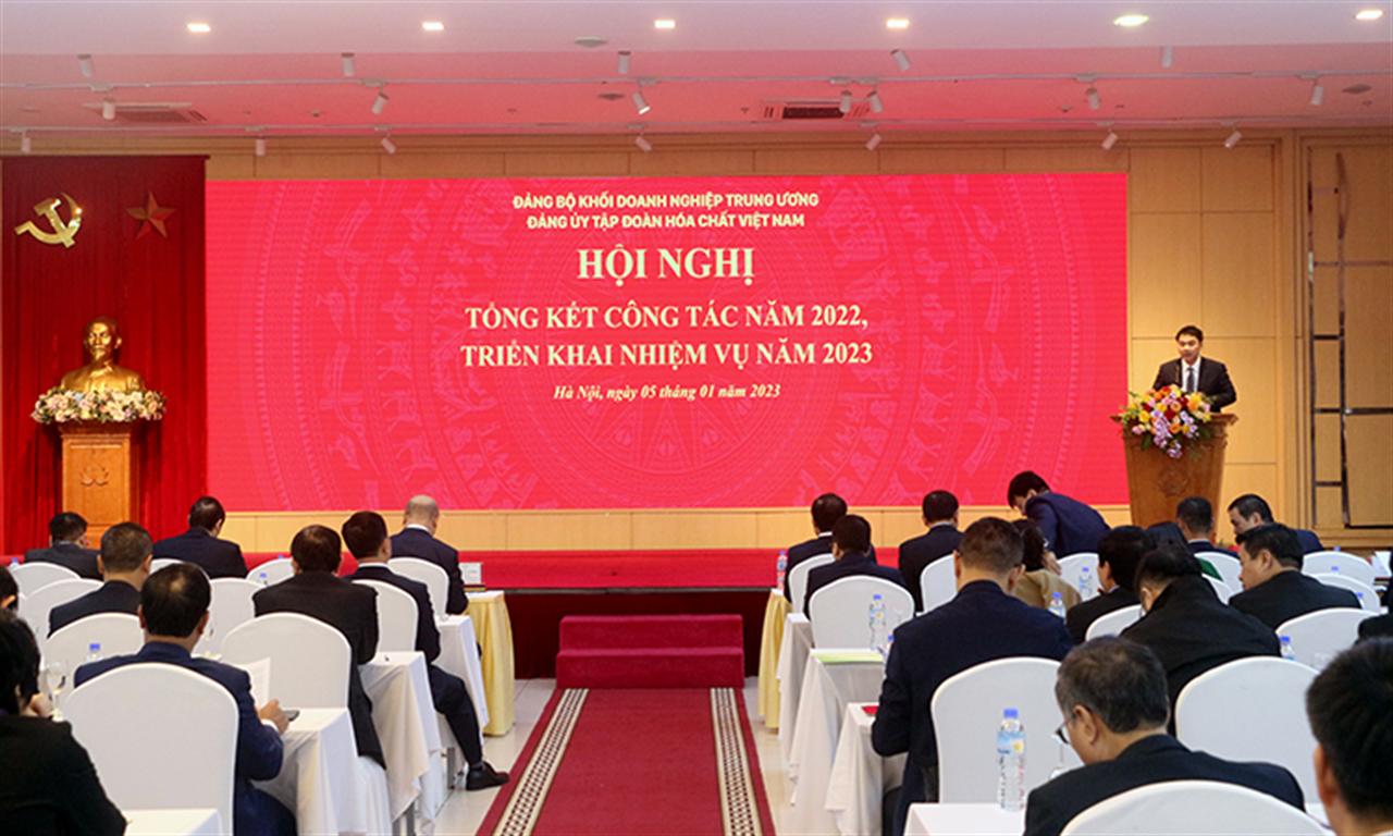 Đảng bộ Tập đoàn Hóa chất Việt Nam:  Hội nghị tổng kết công tác năm 2022 triển khai nhiệm vụ năm 2023