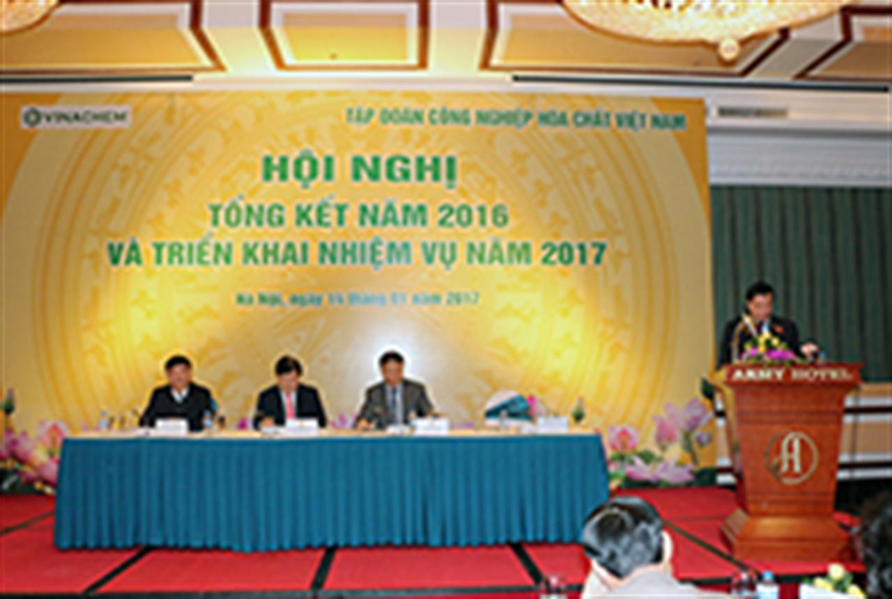 Vinachem: Hội nghị tổng kết năm 2016, triển khai kế hoạch năm 2017