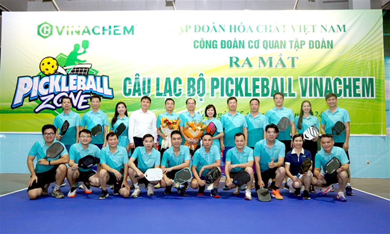 Công đoàn Cơ quan Tập đoàn Hóa chất Việt Nam: Ra mắt câu lạc bộ Pickleball