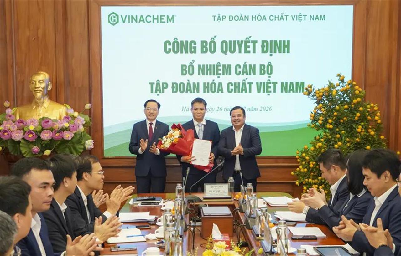 VINACHEM: Lễ công bố Quyết định bổ nhiệm Phó Trưởng Ban Kỹ thuật
