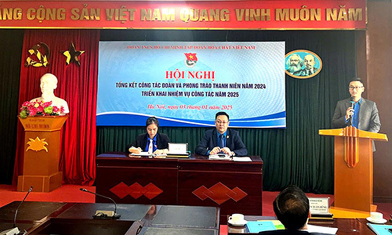 Hội nghị Tổng kết công tác Đoàn và Phong trào Thanh niên năm 2024 của Đoàn TNCS HCM Tập đoàn Hóa chất Việt Nam