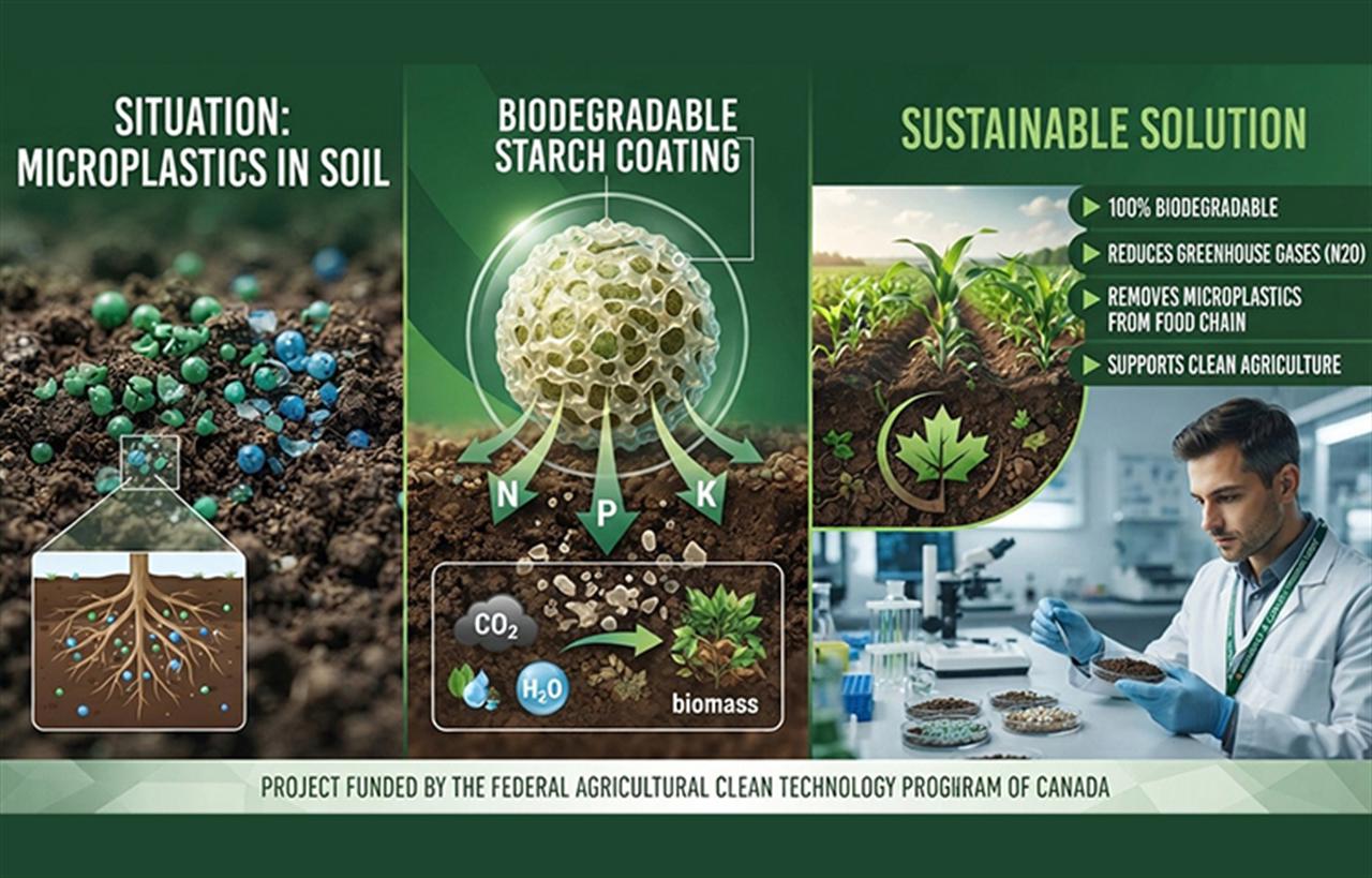 Plant-Starch Coatings: A New Path to Cutting Microplastics From Fertilizer