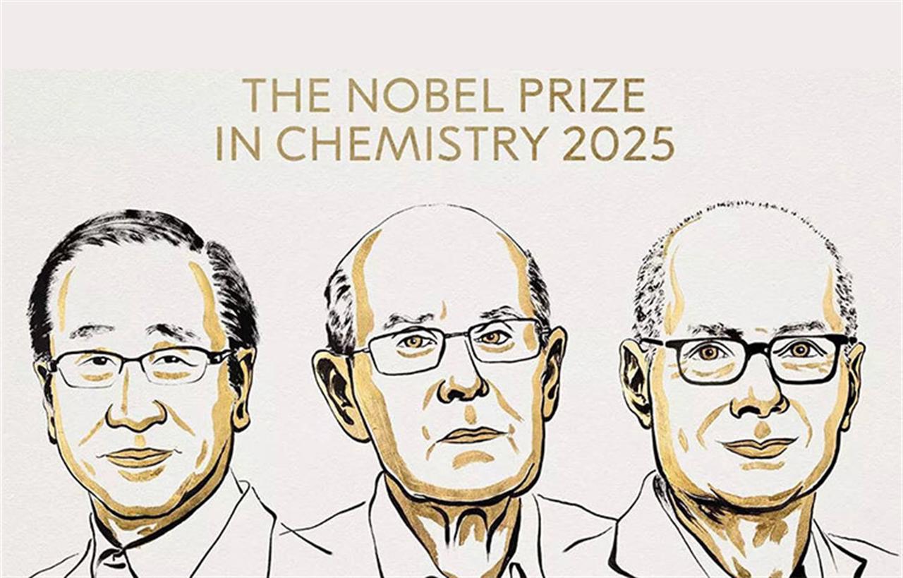 Giải Nobel Hóa học 2025: Khung hữu cơ kim loại và bước ngoặt cho một hành tinh sạch hơn