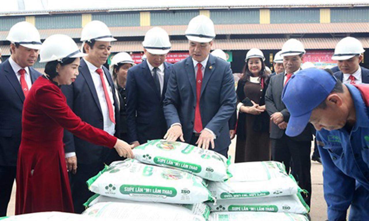 Supe Lâm Thao tiêu thụ được 1.000 tấn phân bón tại thị trường Tây Nguyen