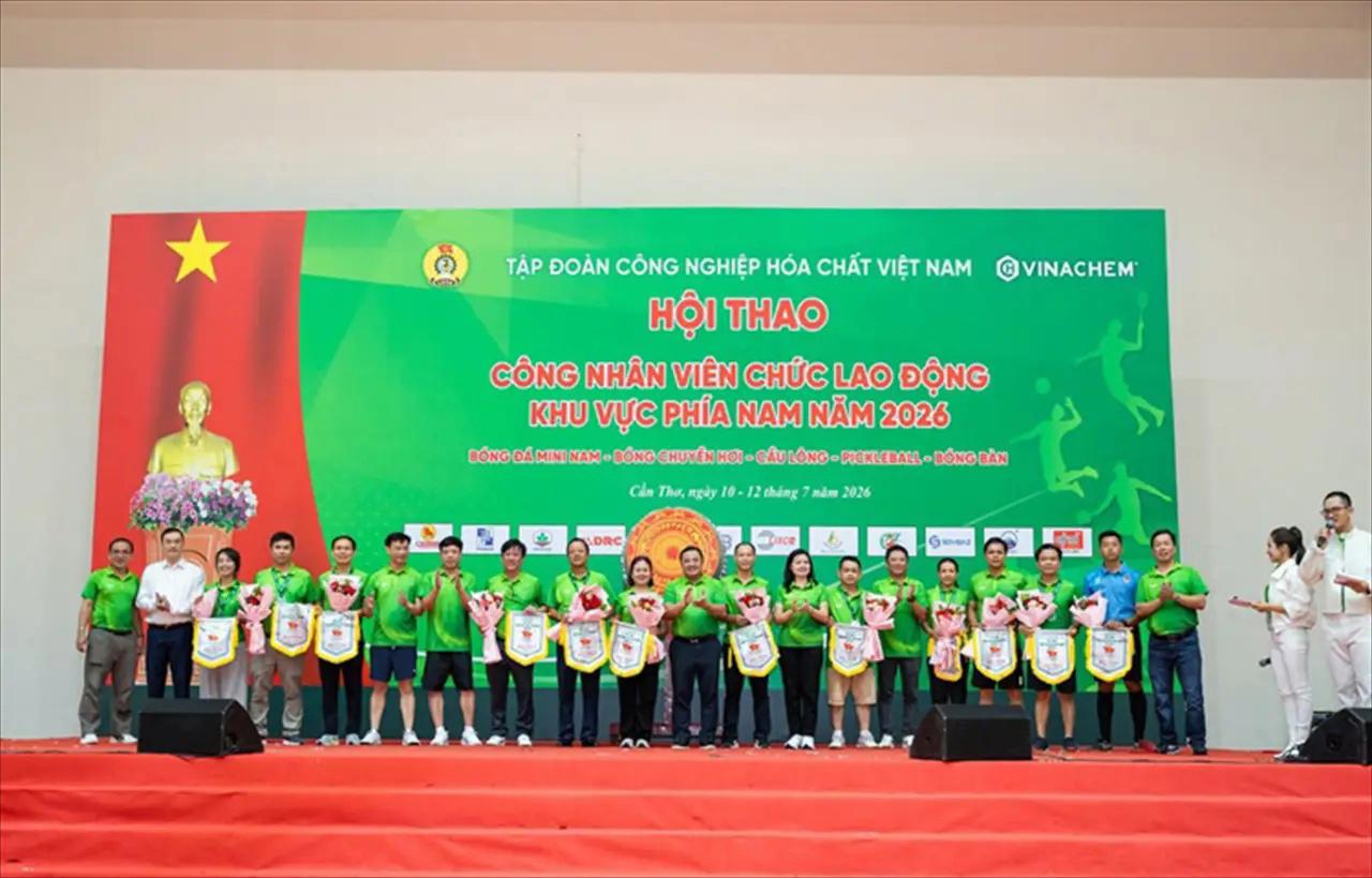 Opening of the 2026 Vinachem Employee Sports Festival – Southern Region