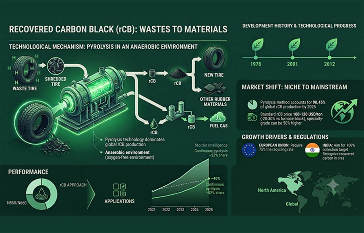 Recovered Carbon Black from End-of-Life Tires: Pyrolysis Technology Moves from Niche to Mainstream