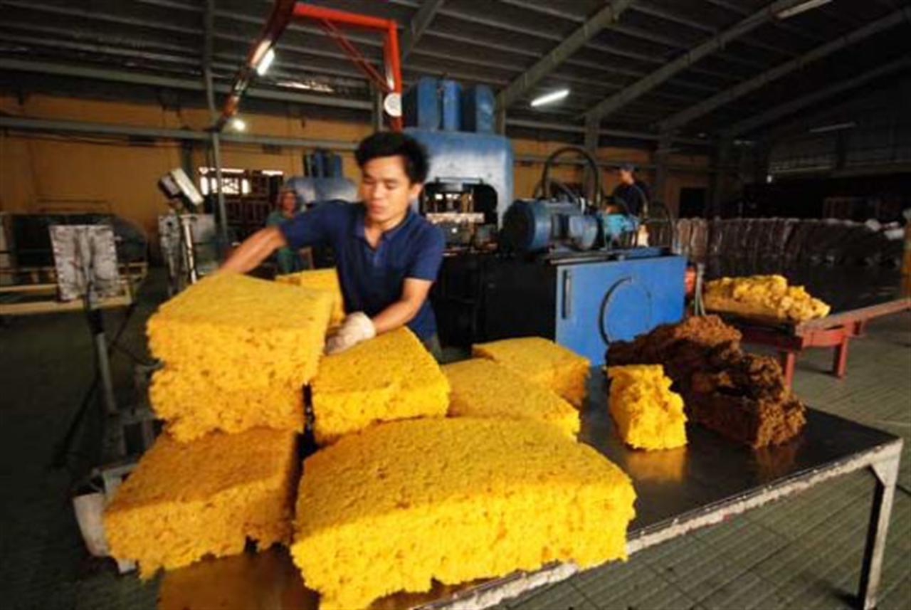 Giá cao su Tocom giảm 3 phiên liên tiếp do yên mạnh lên