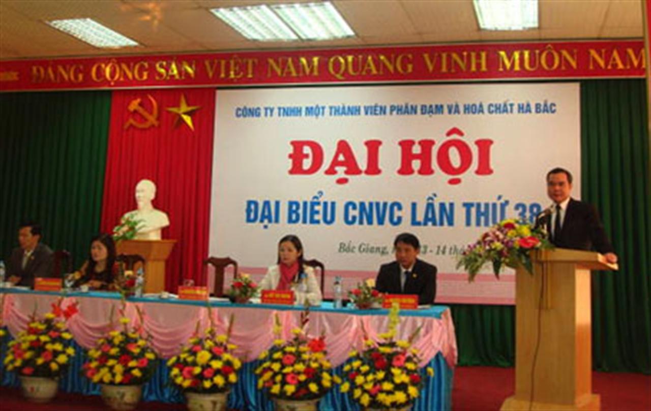 Đạm Hà Bắc tổ chức Đại hội đại biểu CNVC lần thứ 38